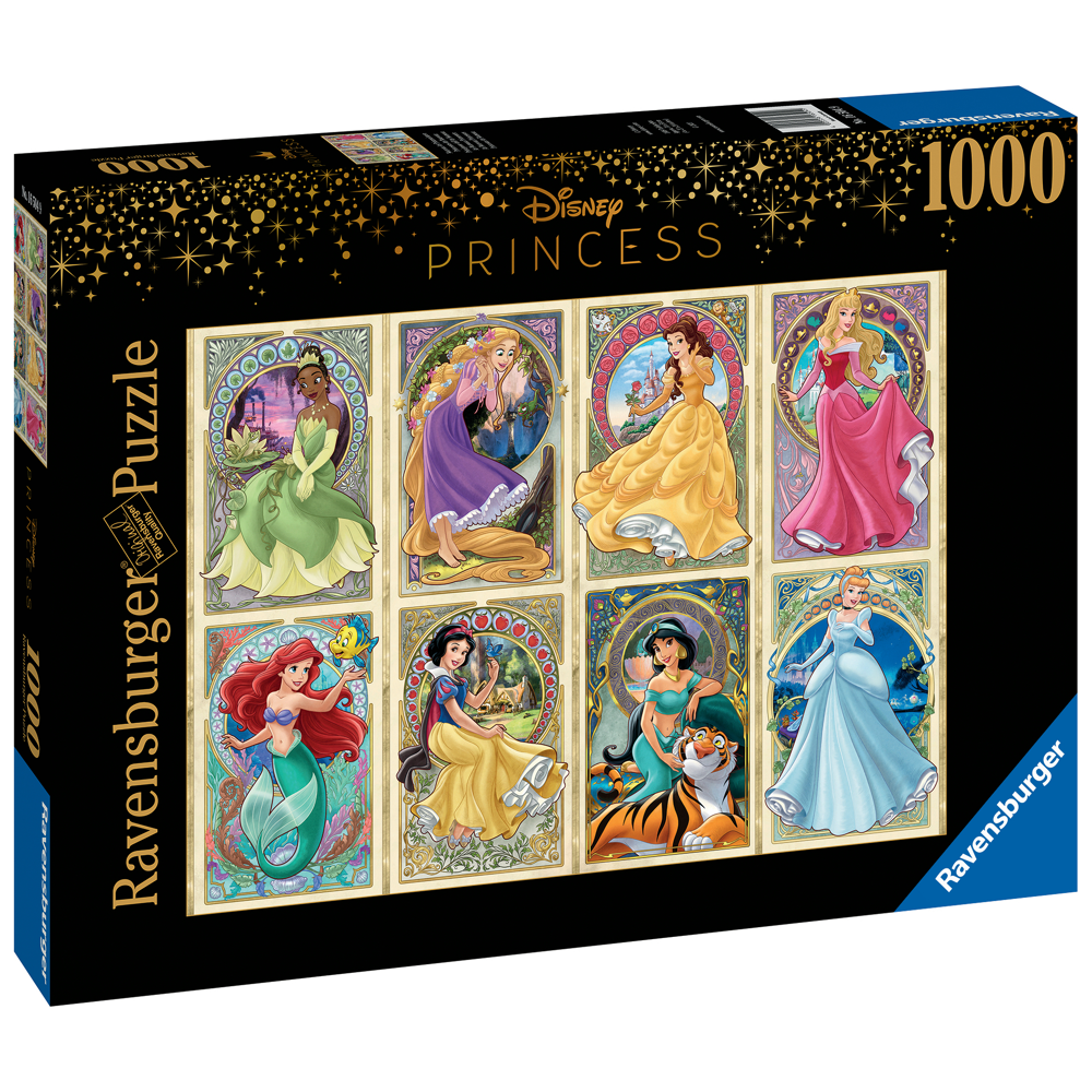Puzzle 1000 P - Disney Princesses Art Nouveau - Princess