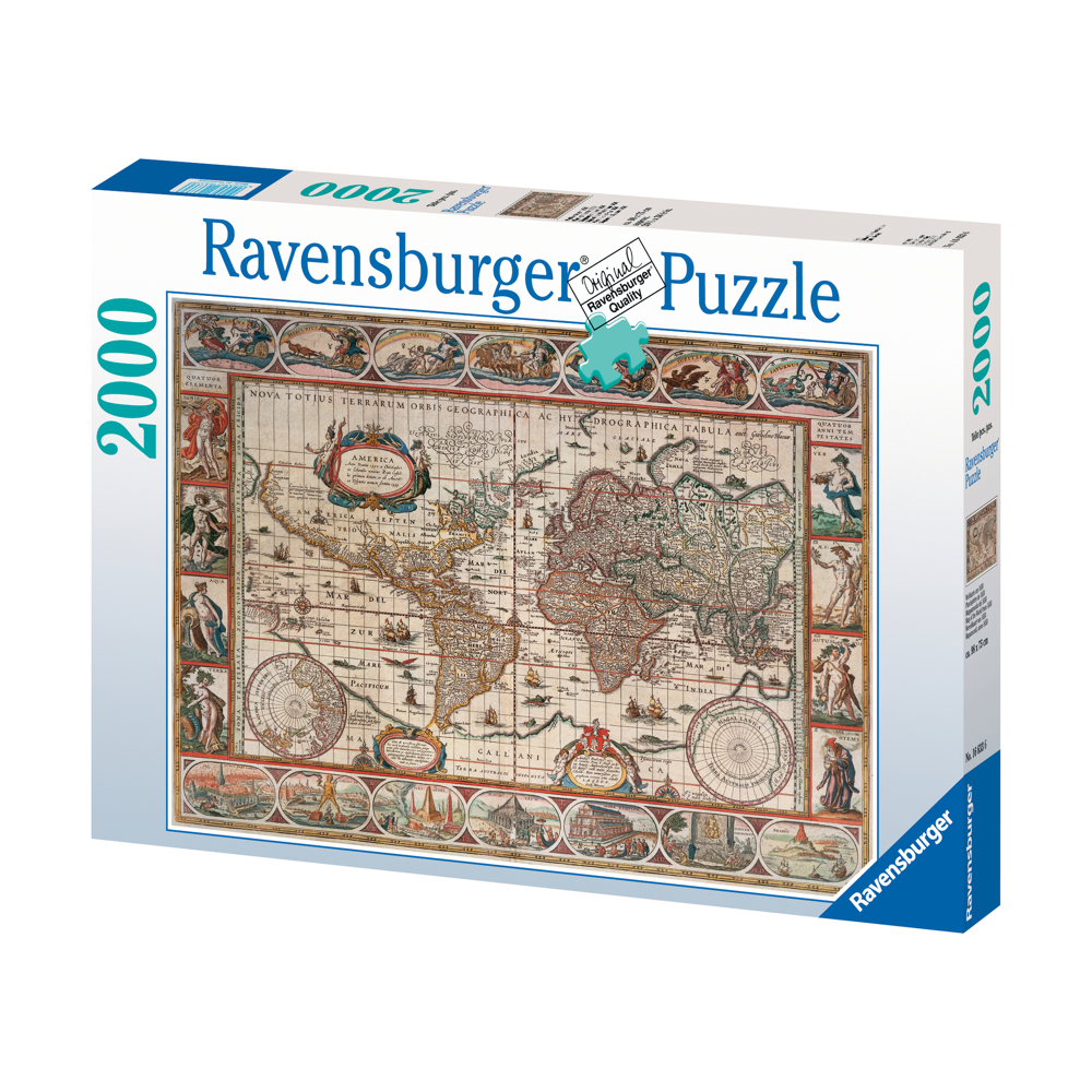 Puzzle 2000 P - Mappemonde 1650
