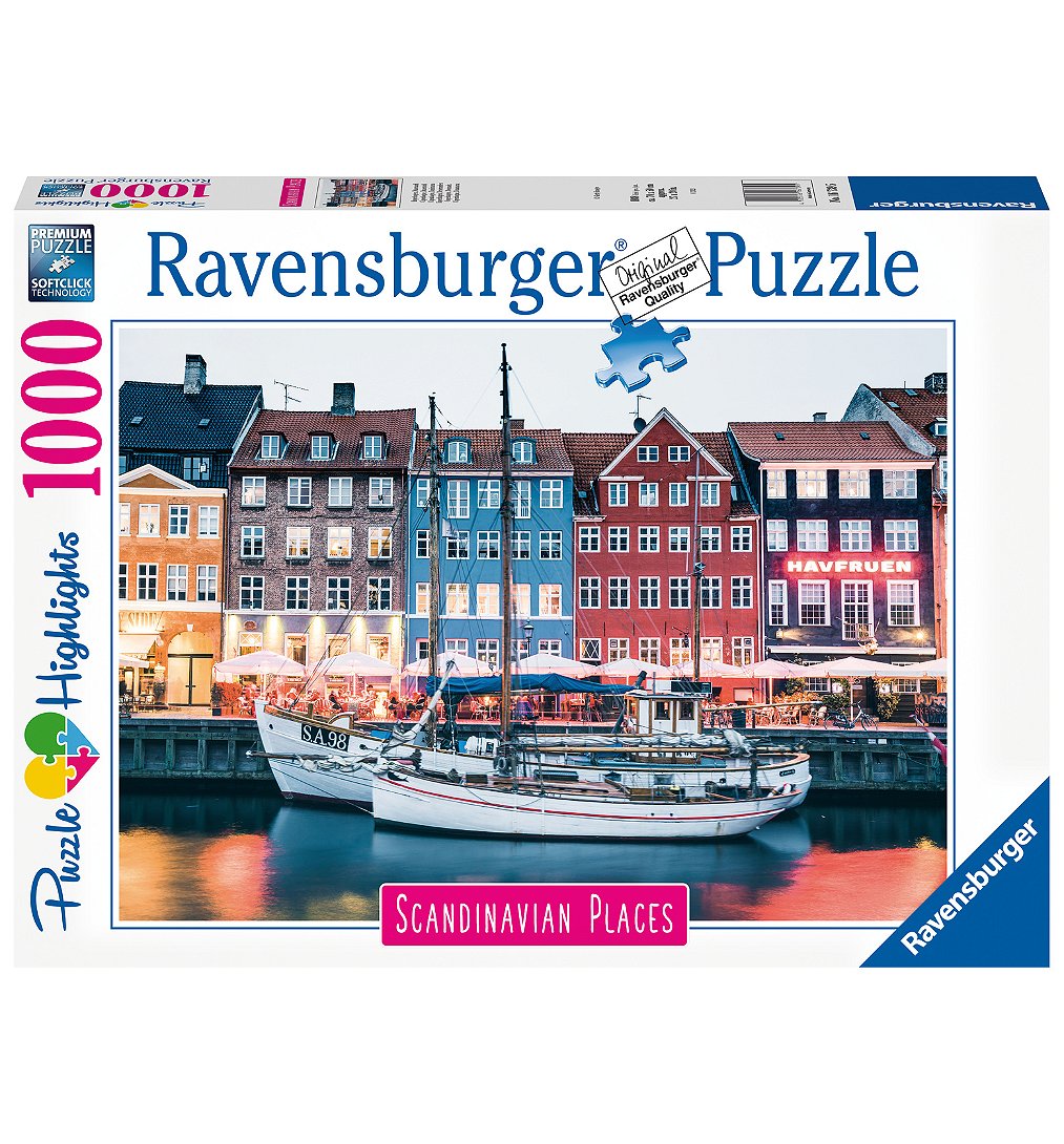 Puzzle 1000 P - Copenhague, Danemark (Puzzle Highlights)