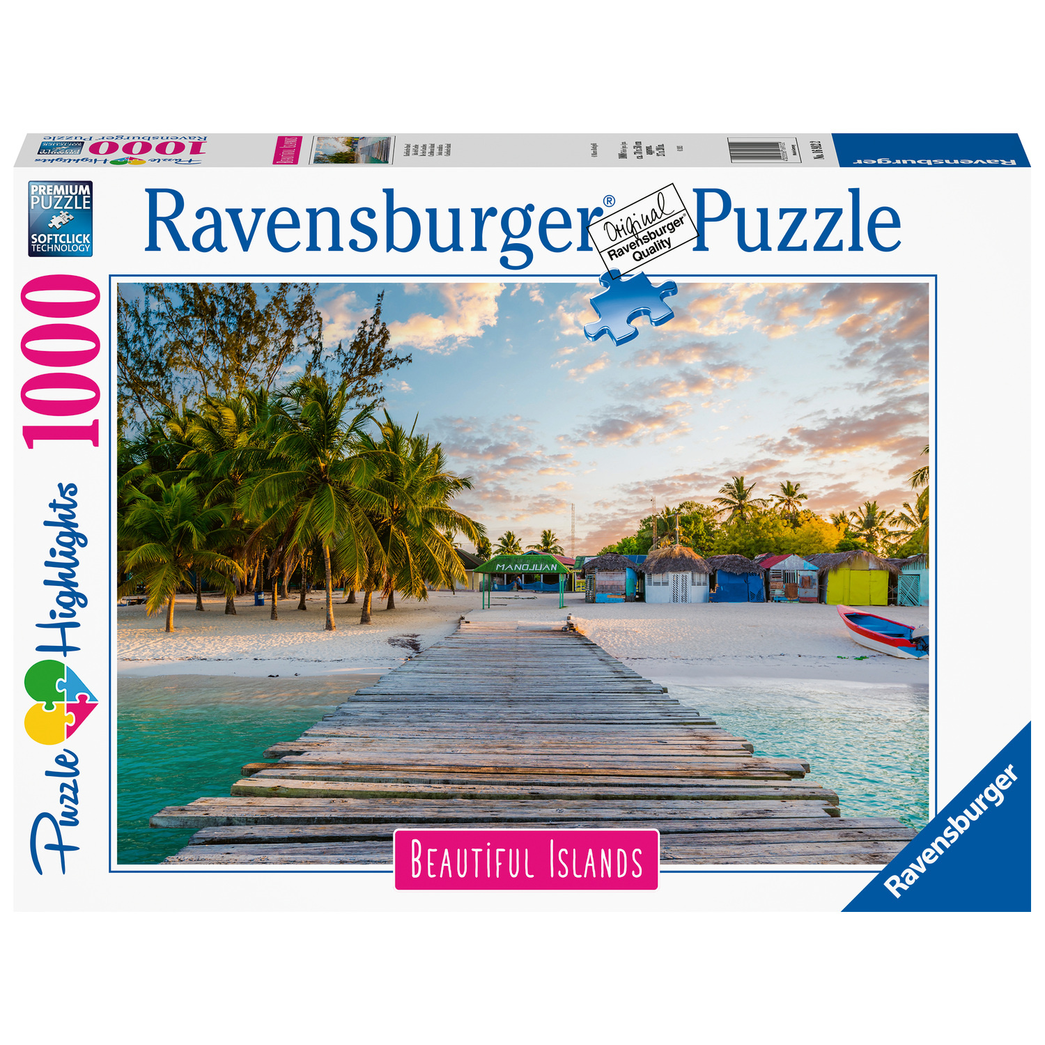 Puzzle 1000 pièces : Île des Caraïbes Ravensburger France
