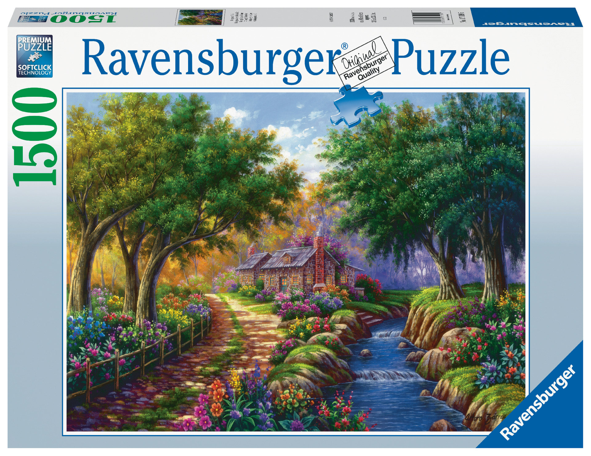 Puzzle 1500 P - Cottage Au Bord De La Rivière