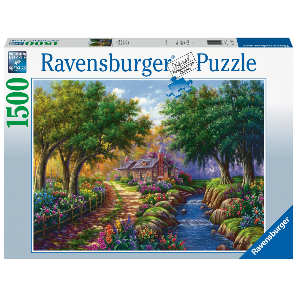 Puzzle 1500 P - Cottage Au Bord De La Rivière