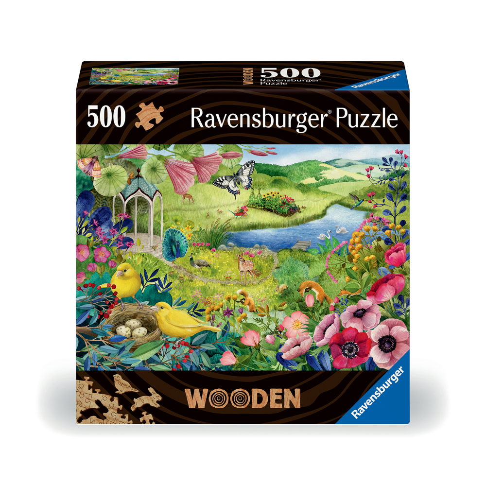 Puzzle En Bois - Rectangulaire - 500 Pcs - Jardin De La Nature