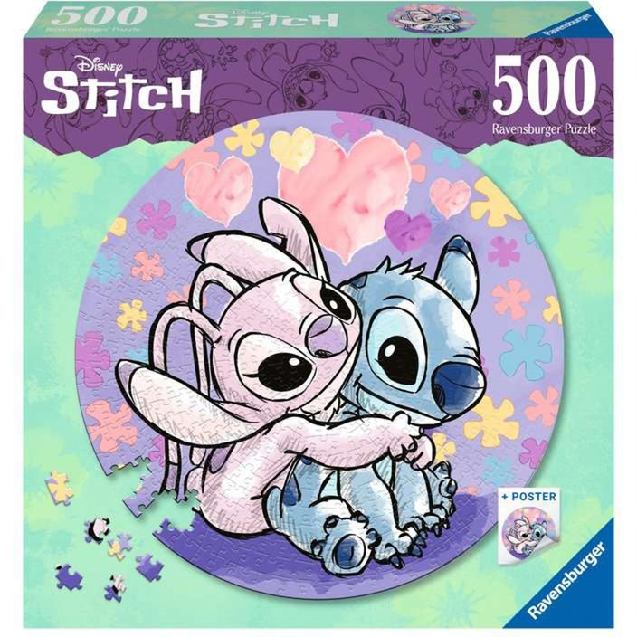 Puzzle rond 500 p - Disney Stitch