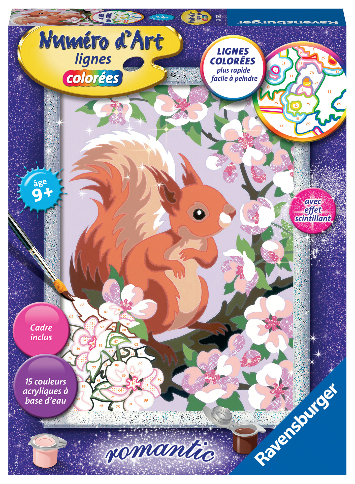 Numéro D'art - Moyen - Écureuil Au Printemps