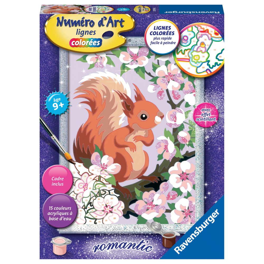 Numéro D'art - Moyen - Écureuil Au Printemps