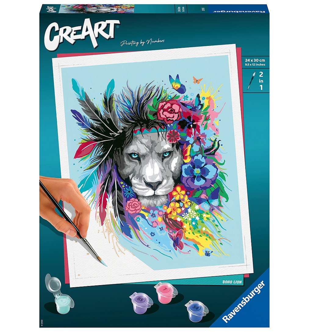 CreArt - 24x30 cm - Boho Lion