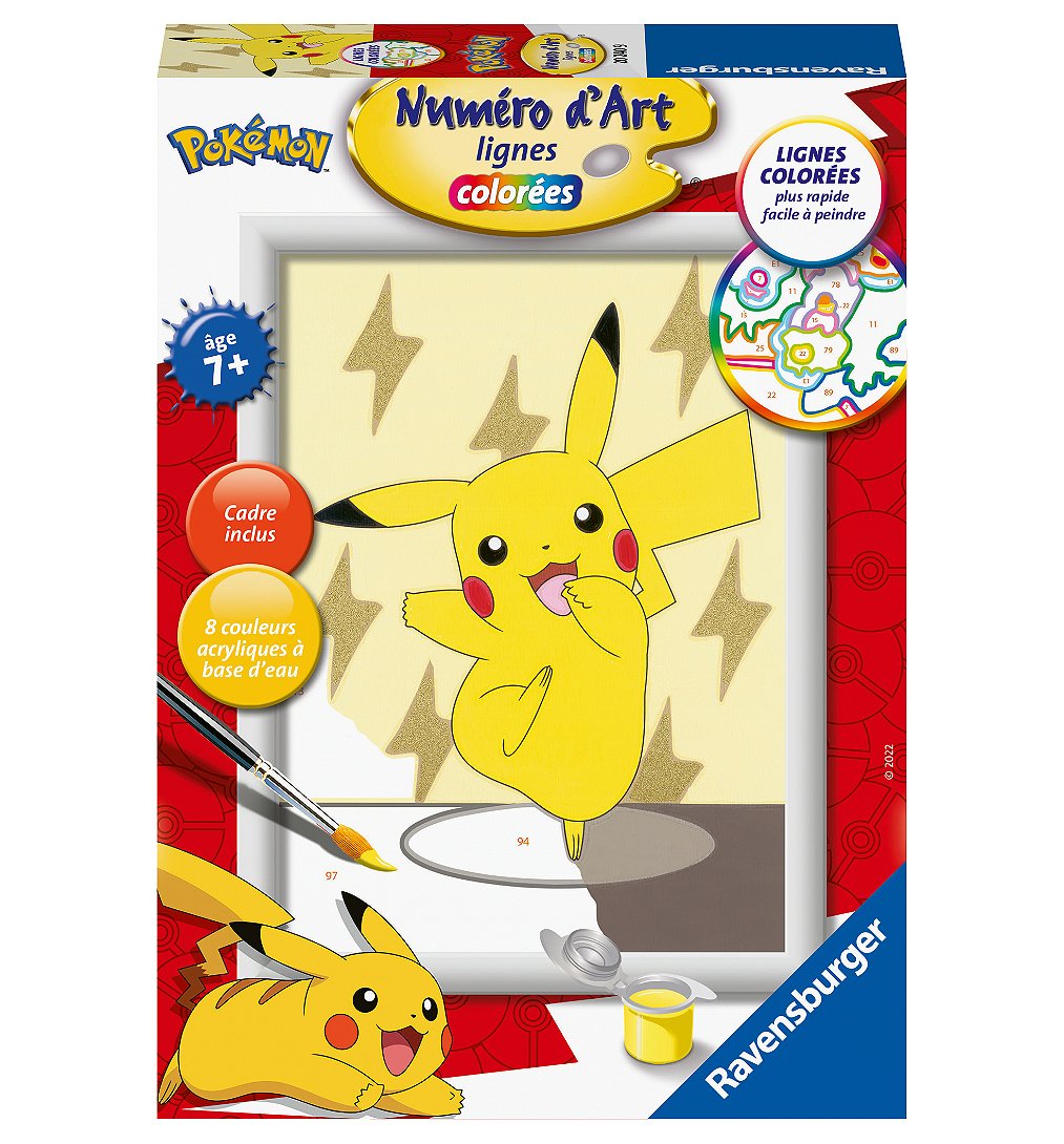 Numéro d'art - petit - Pikachu