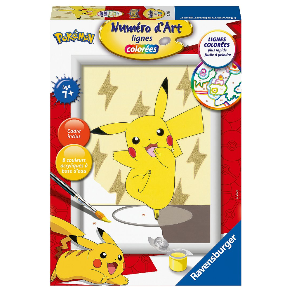 Numéro d'art - petit - Pikachu