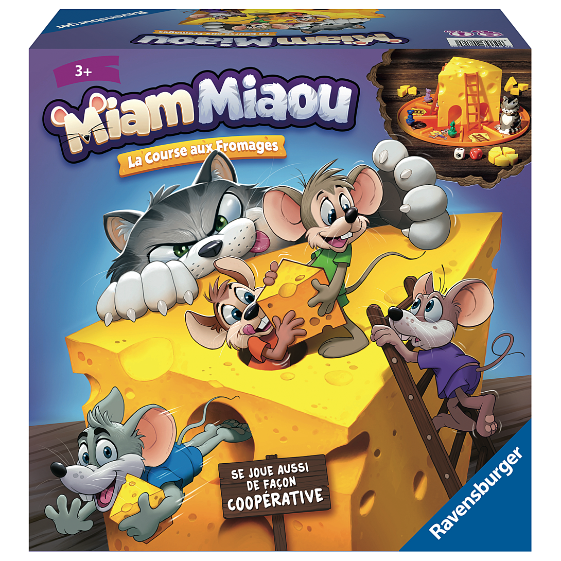 Ravensburger Miam Miaou Course Fromages - vue 3
