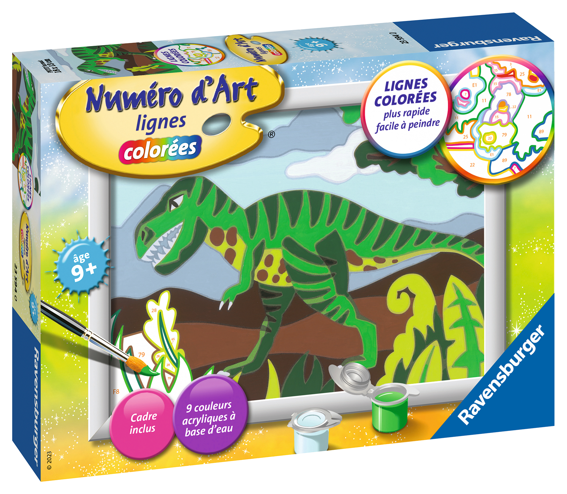 Numéro d'art petit dino