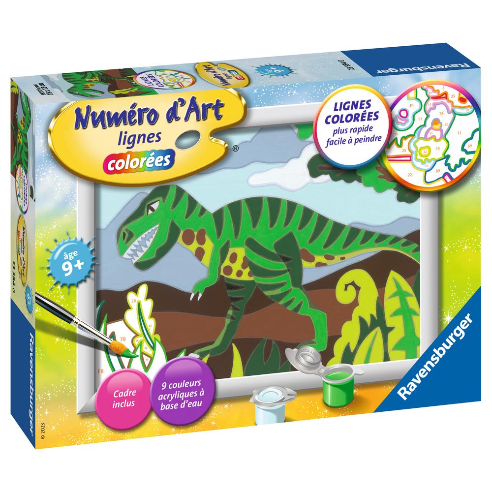 Numéro d'art petit dino