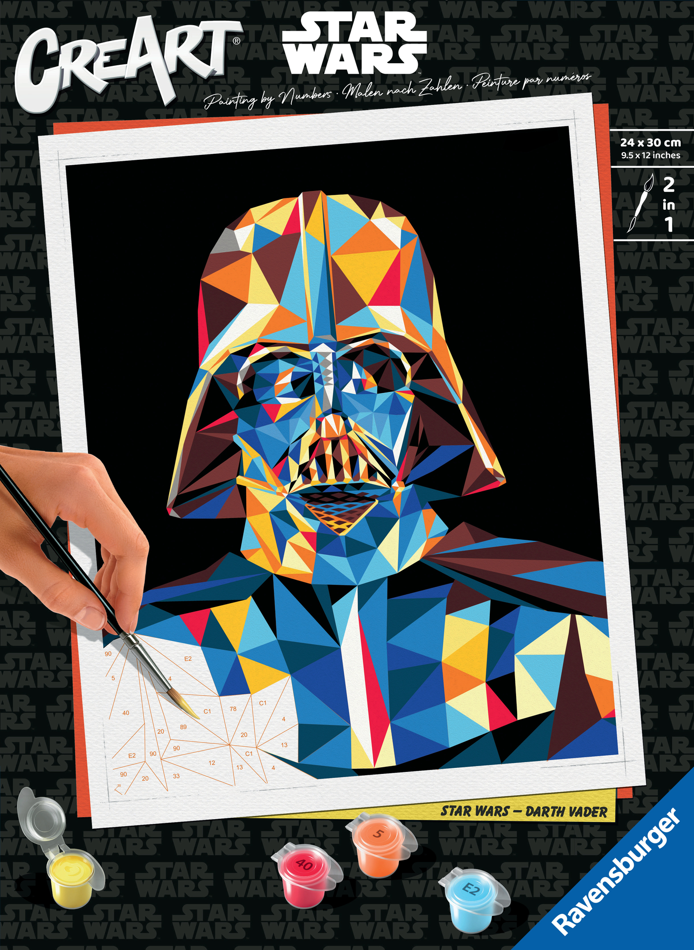 RAVENSBURGER CreArt Darth Vader - vue 10