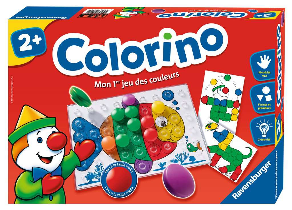 Ravensburger- Jeu Educatif- Colorino- Mon 1er jeu des couleurs- A partir de 2 ans- 24011