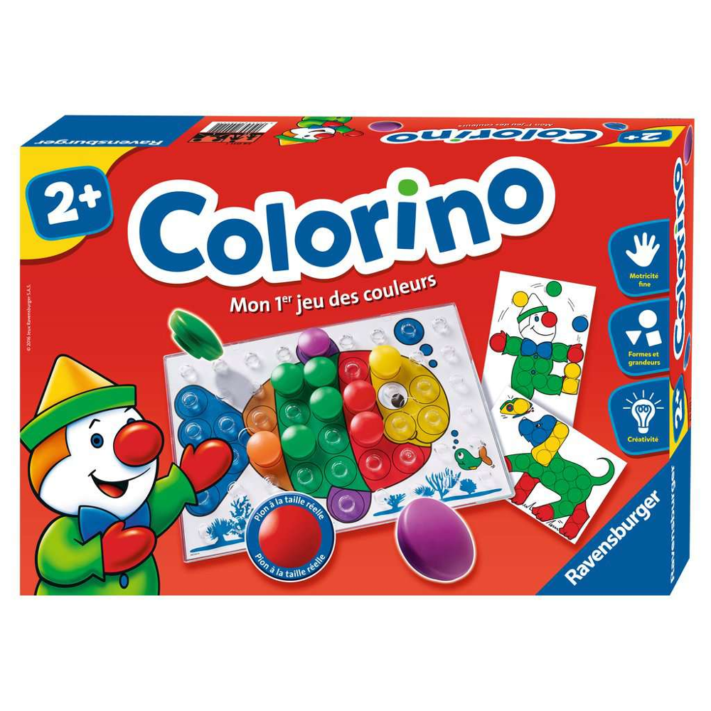 Ravensburger- Jeu Educatif- Colorino- Mon 1er jeu des couleurs- A partir de 2 ans- 24011
