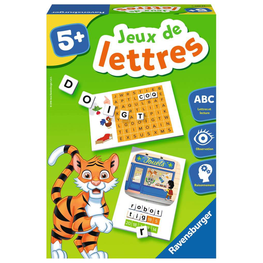 Ravensburger- Jeu Educatif- Jeux de lettres- A partir de 5 ans- 24060