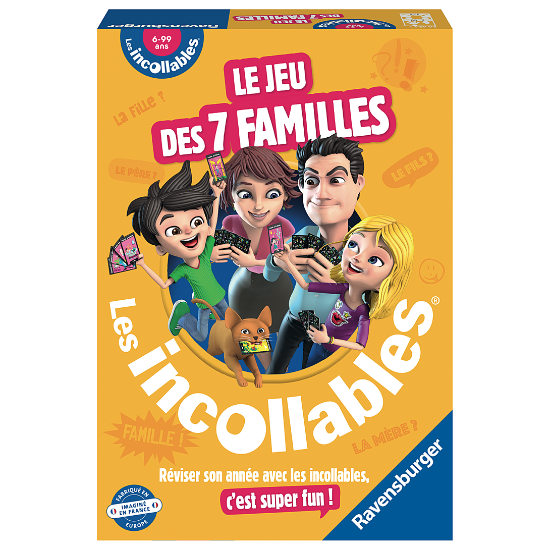 Jeu des 7 familles Incollables Ravensburger Jeux France - vue 10