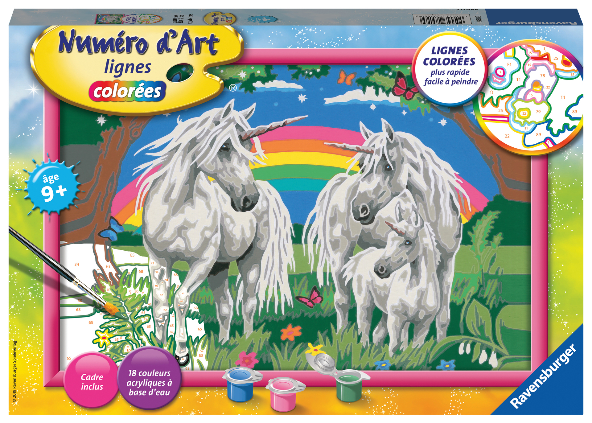 Ravensburger Numéro D'Art - Grand - Au Pays Des Licornes