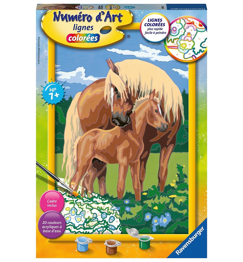 Numéro d'art - grand - Fiers chevaux