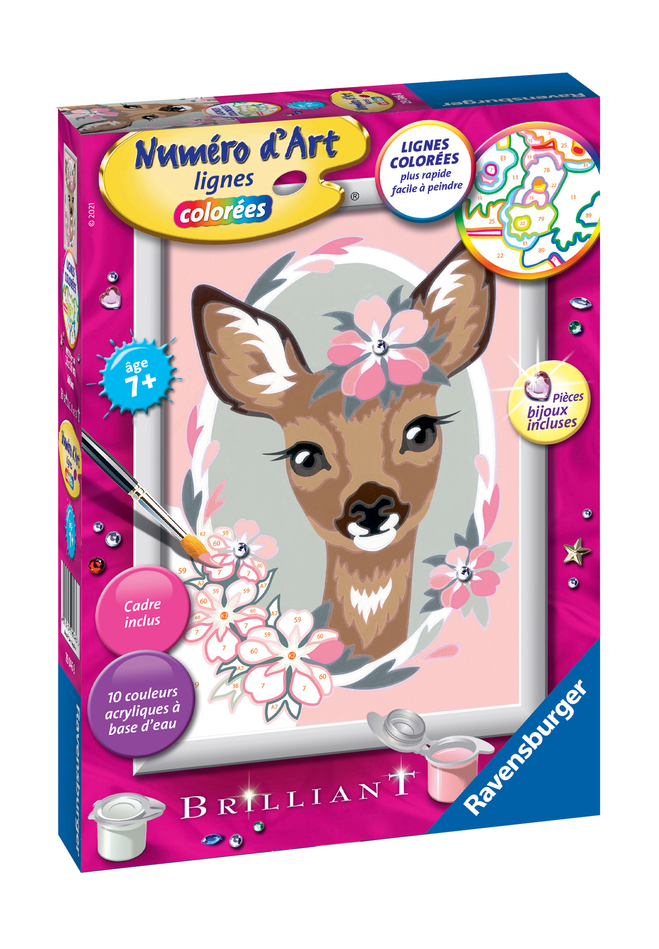 Numéro d'art - petit - Joli faon