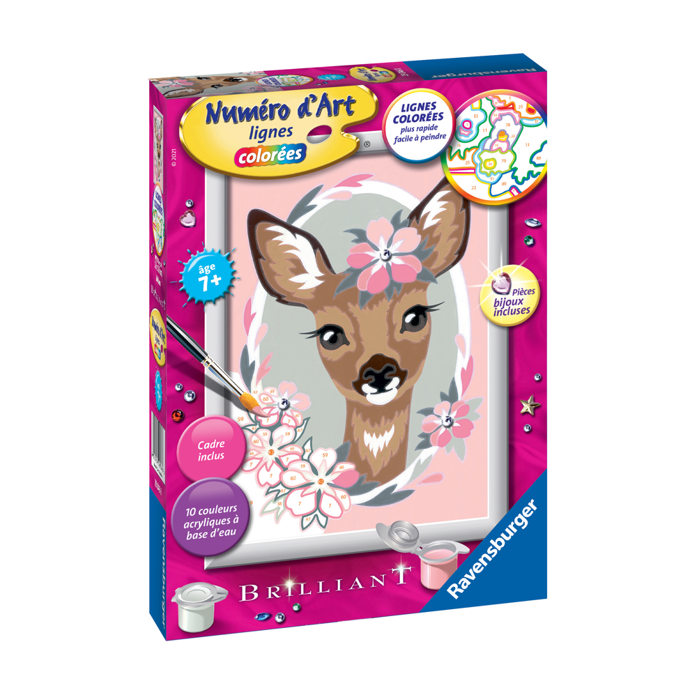 Numéro d'art - petit - Joli faon