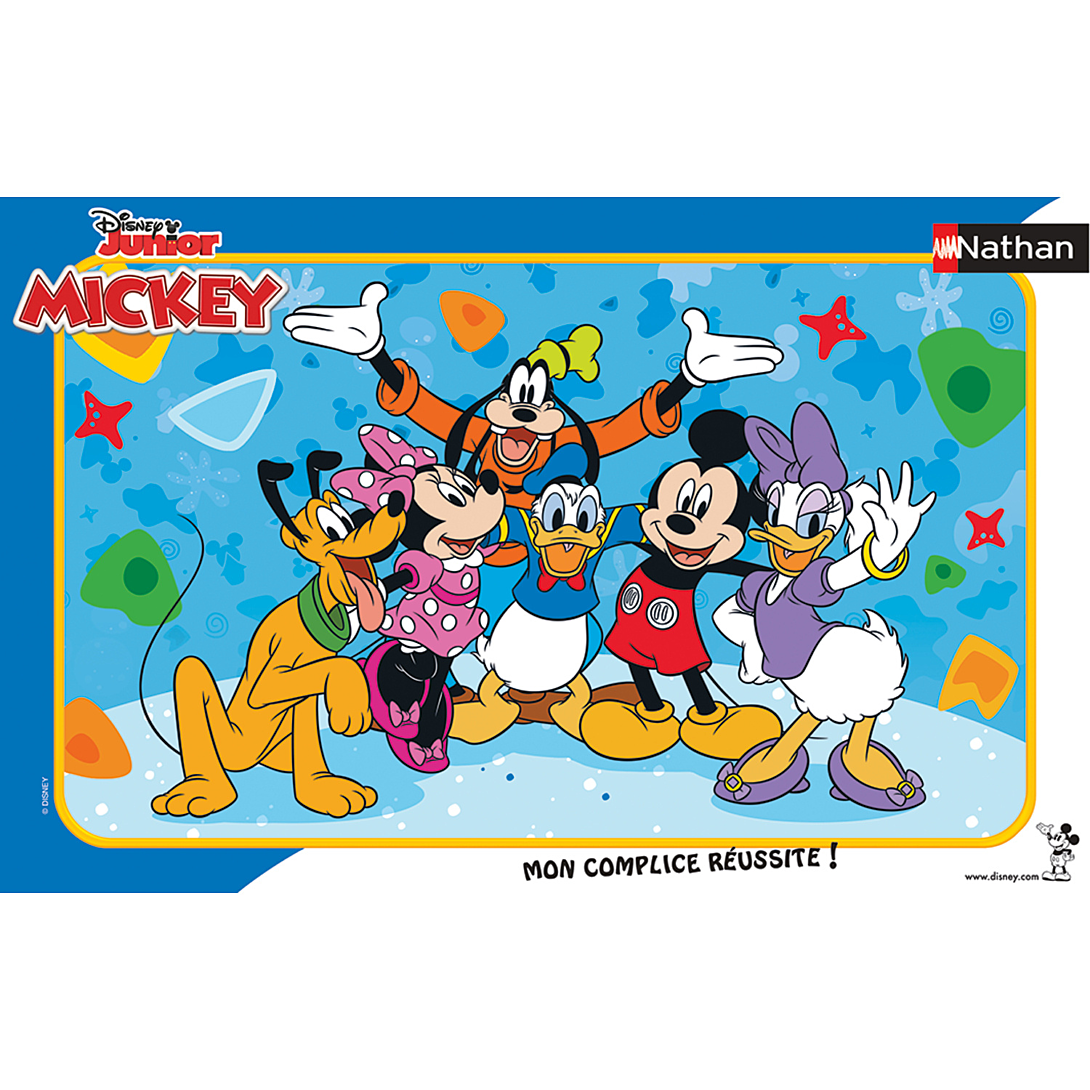 Puzzle Cadre 15 pièces : Disney Mickey Mouse : Les Amis De Mickey Ravensburger Nathan - vue 2