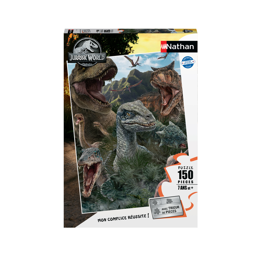 Puzzle 150 p - Les dinosaures de Jurassic World / Jurassic World 3