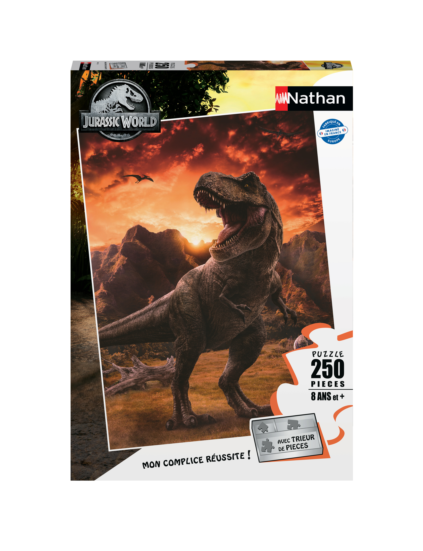 Puzzle 250 p - Le Tyrannosaurus rex / Jurassic World 3