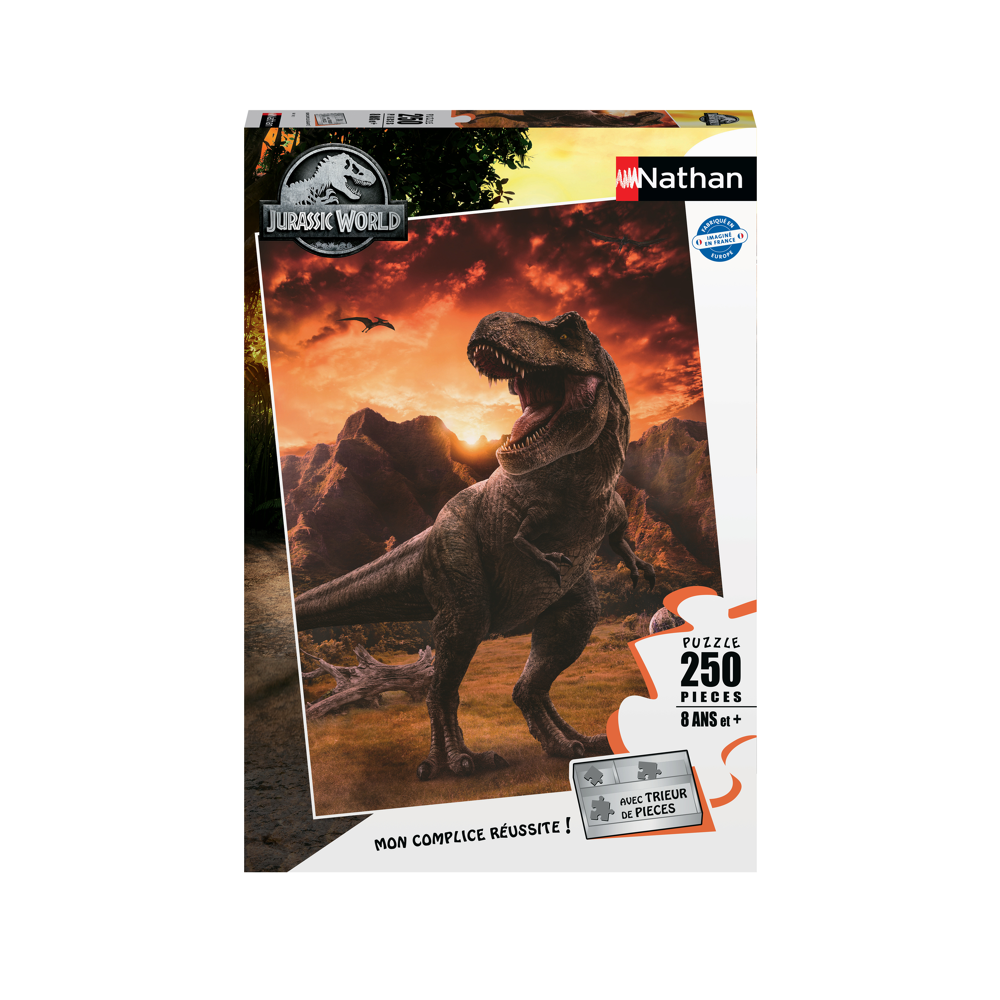 Puzzle 250 p - Le Tyrannosaurus rex / Jurassic World 3