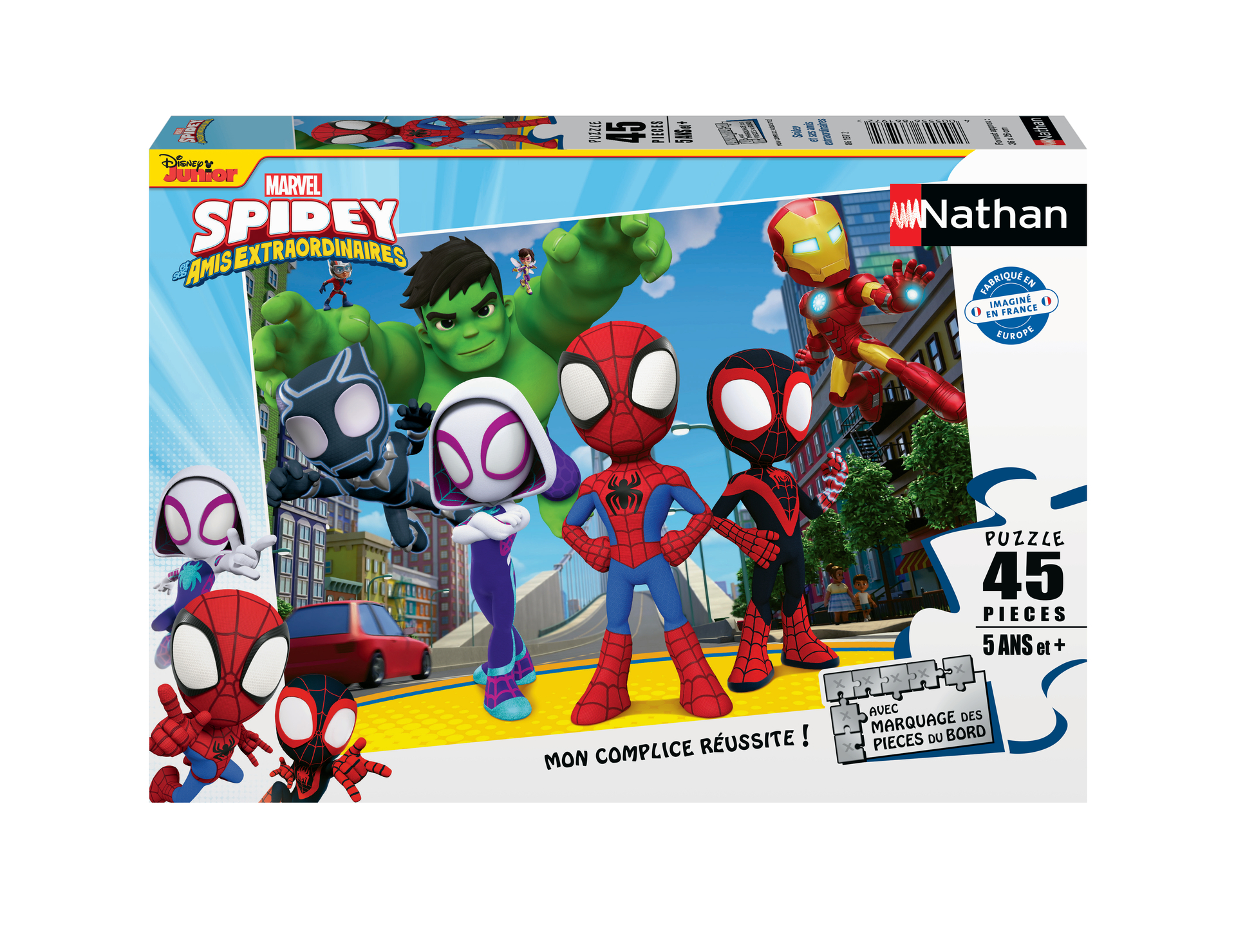 Nathan Puzzle 45 P - Spidey Et Ses Amis Extraordinaires - Spiderman