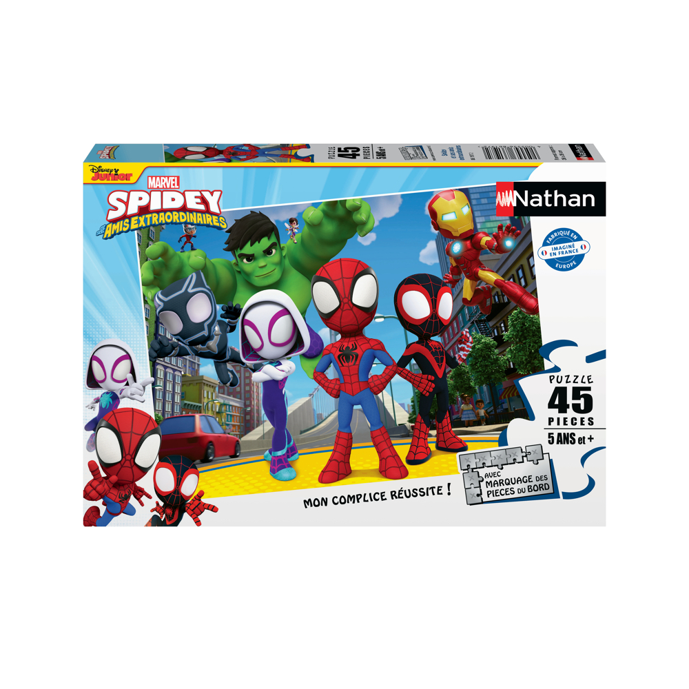 Nathan Puzzle 45 P - Spidey Et Ses Amis Extraordinaires - Spiderman