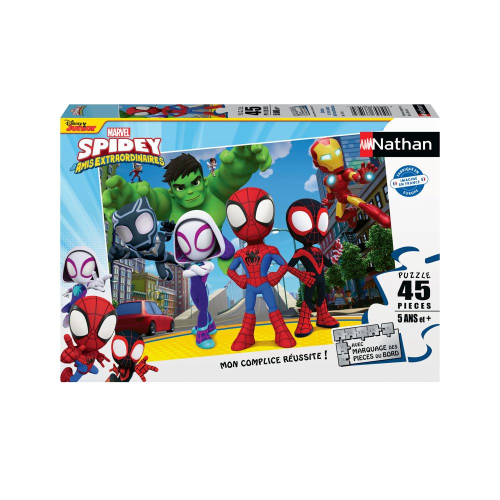 Nathan Puzzle 45 P - Spidey Et Ses Amis Extraordinaires - Spiderman