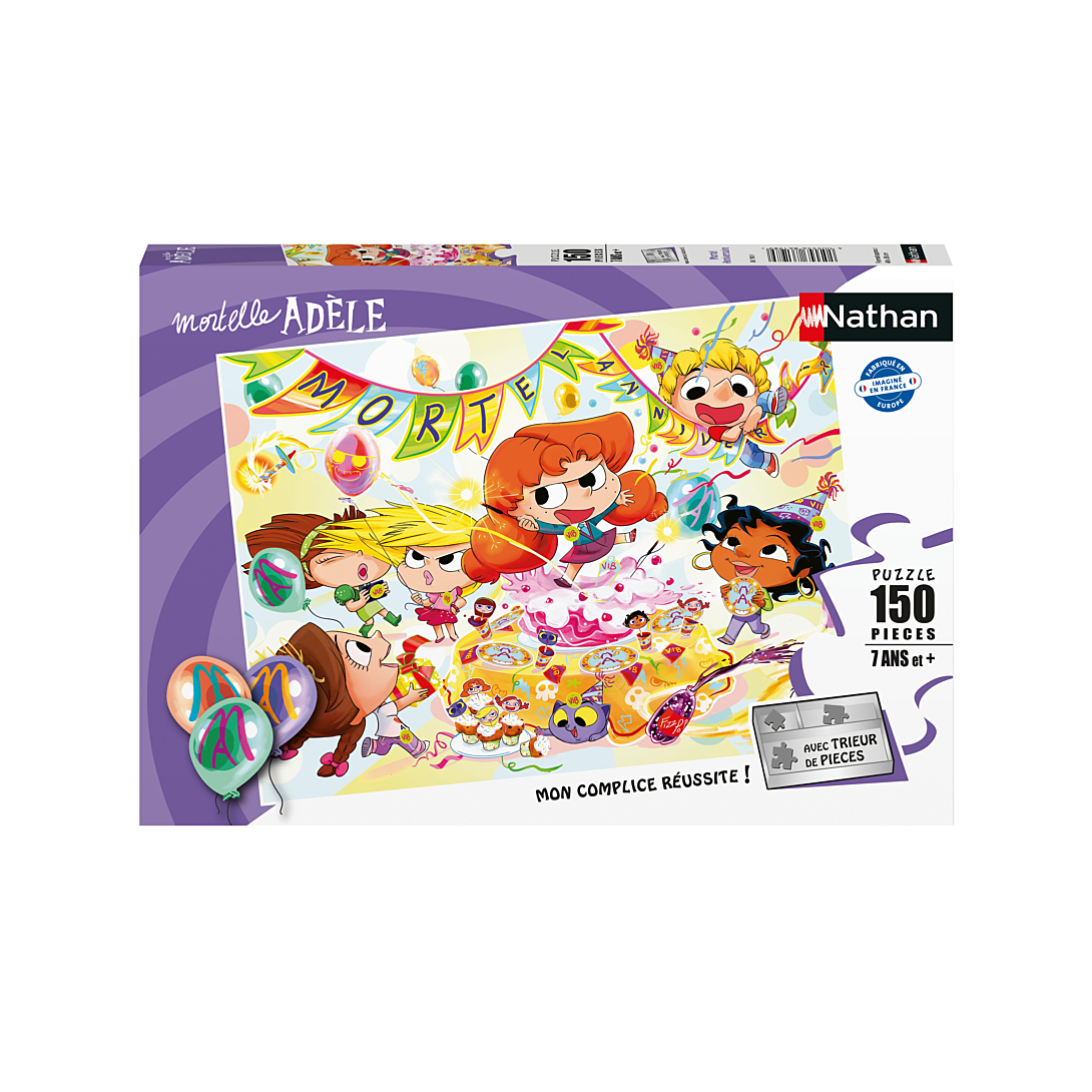 Nathan puzzle 150 p - Mortel Anniversaire / Mortelle Adèle