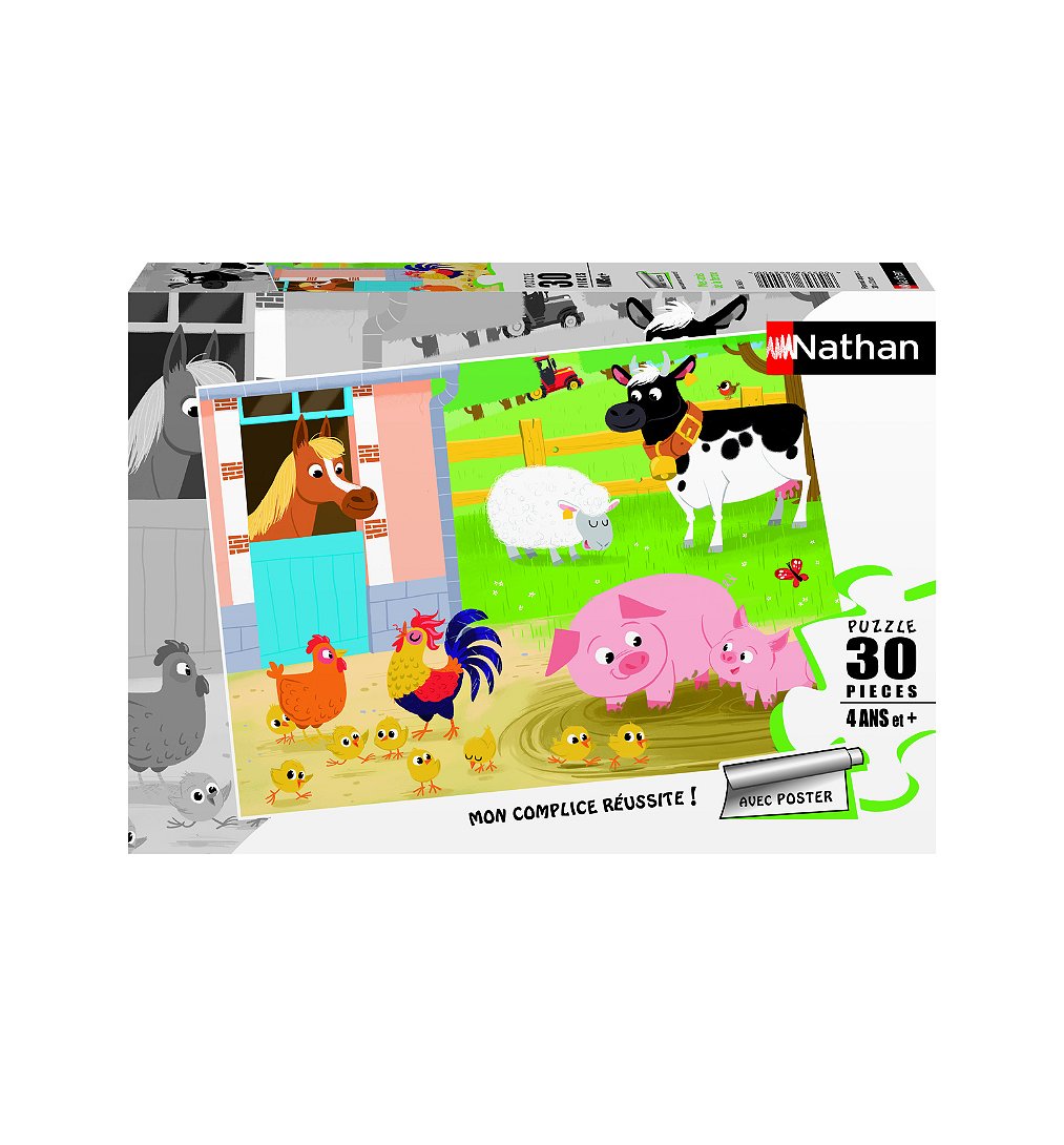 Puzzle 30 p - Mes amis de la ferme