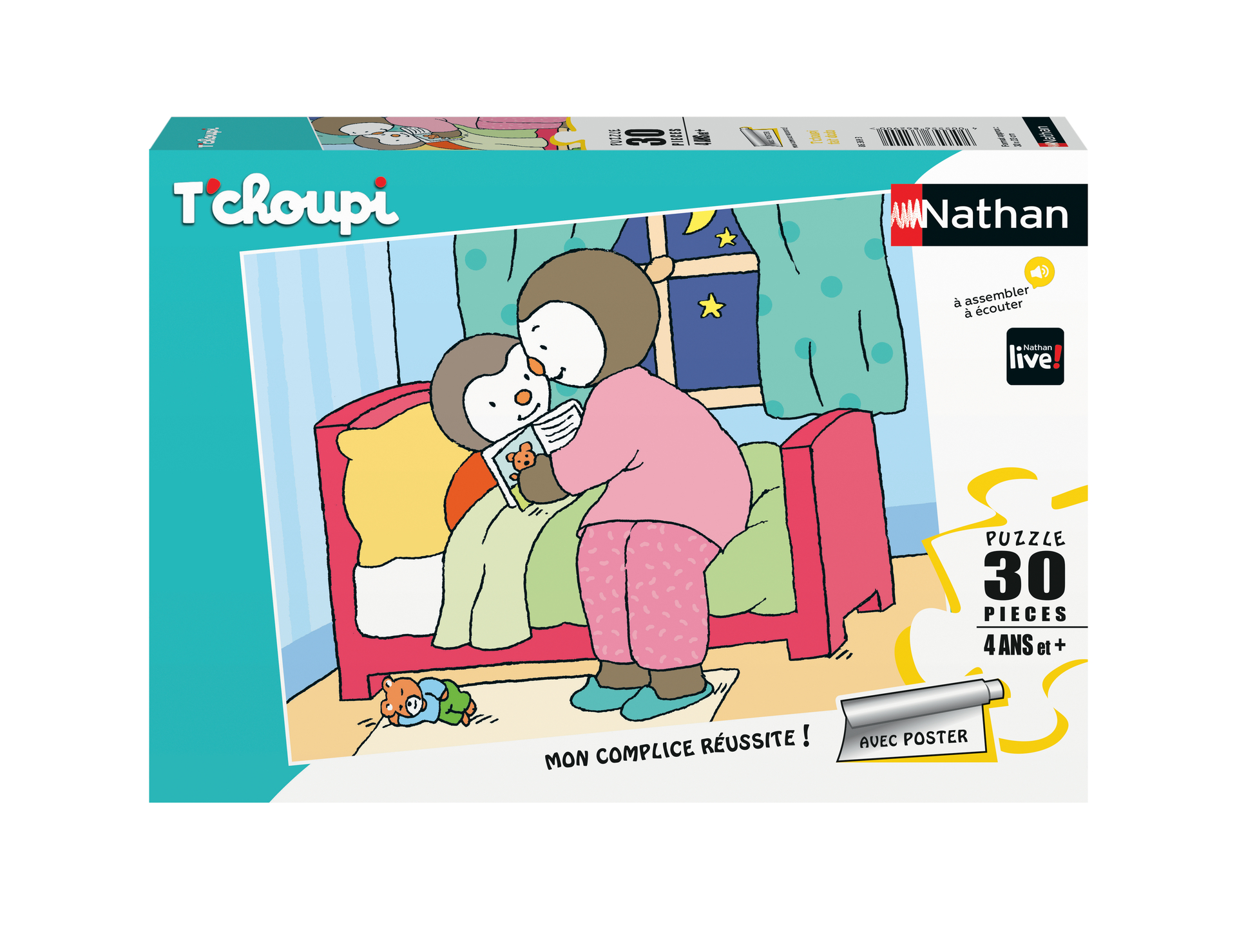 Puzzle 30 p - T'choupi fait dodo