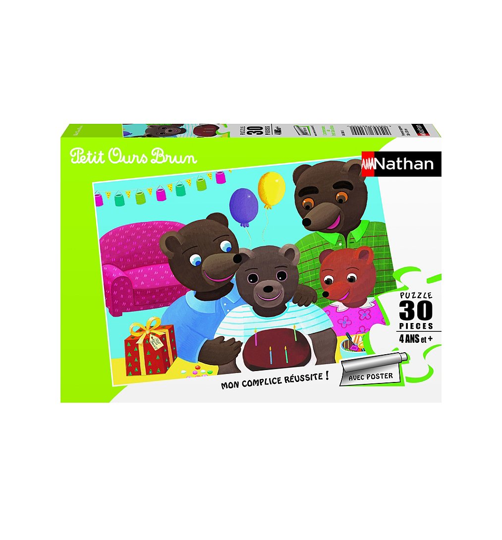 Puzzle 30 p - L'anniversaire de Petit Ours Brun