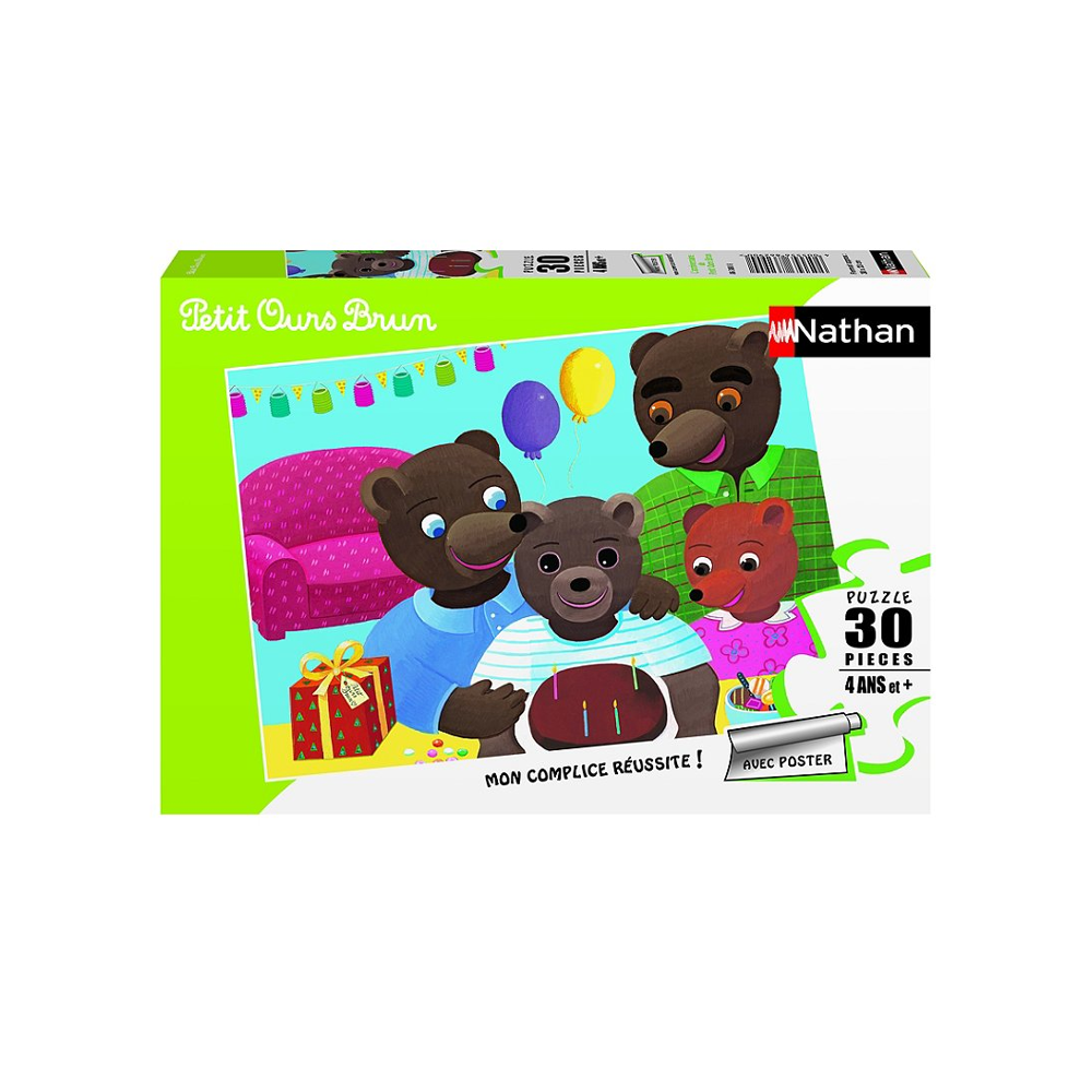 Puzzle 30 p - L'anniversaire de Petit Ours Brun