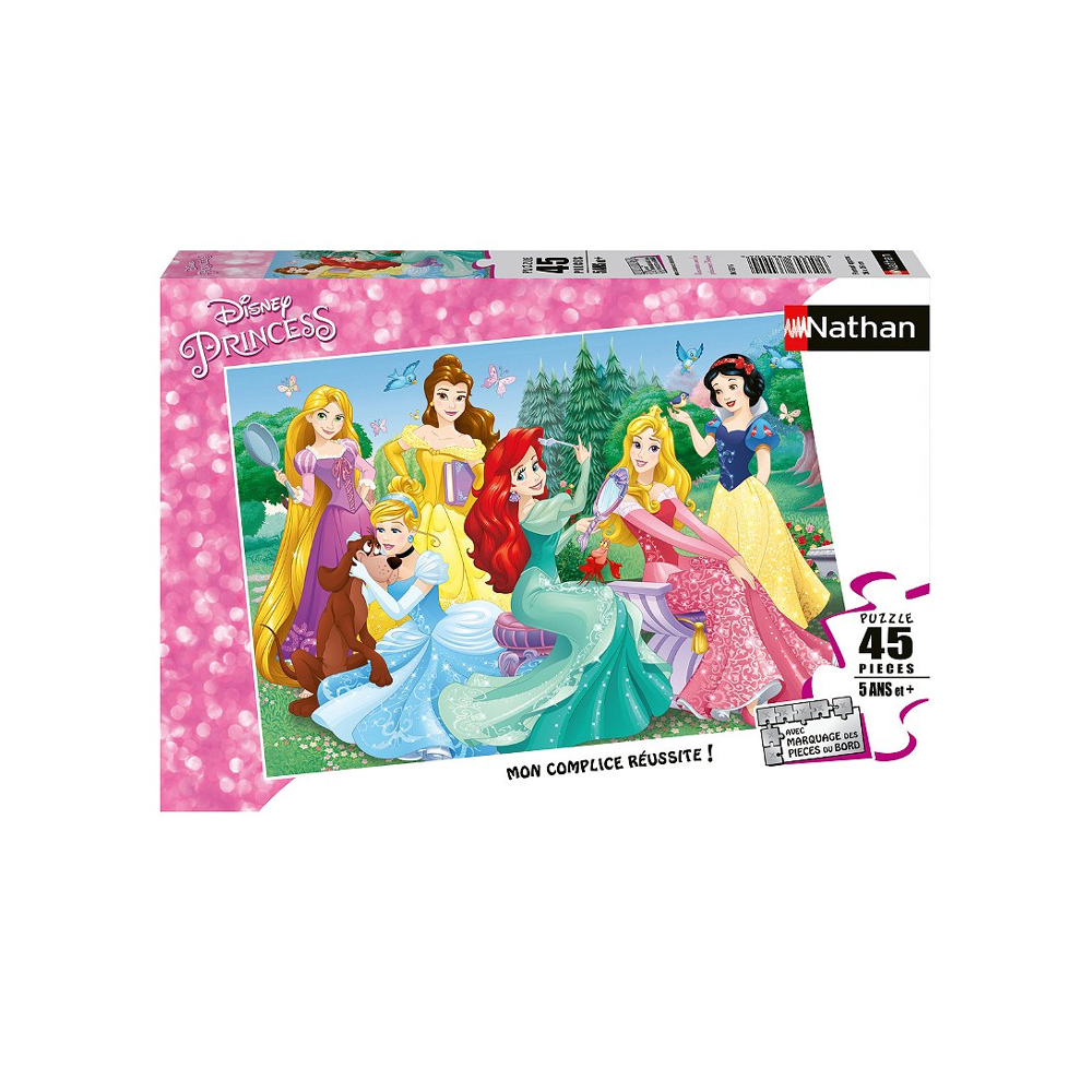 Puzzle 45 p - Rencontre avec les princesses Disney