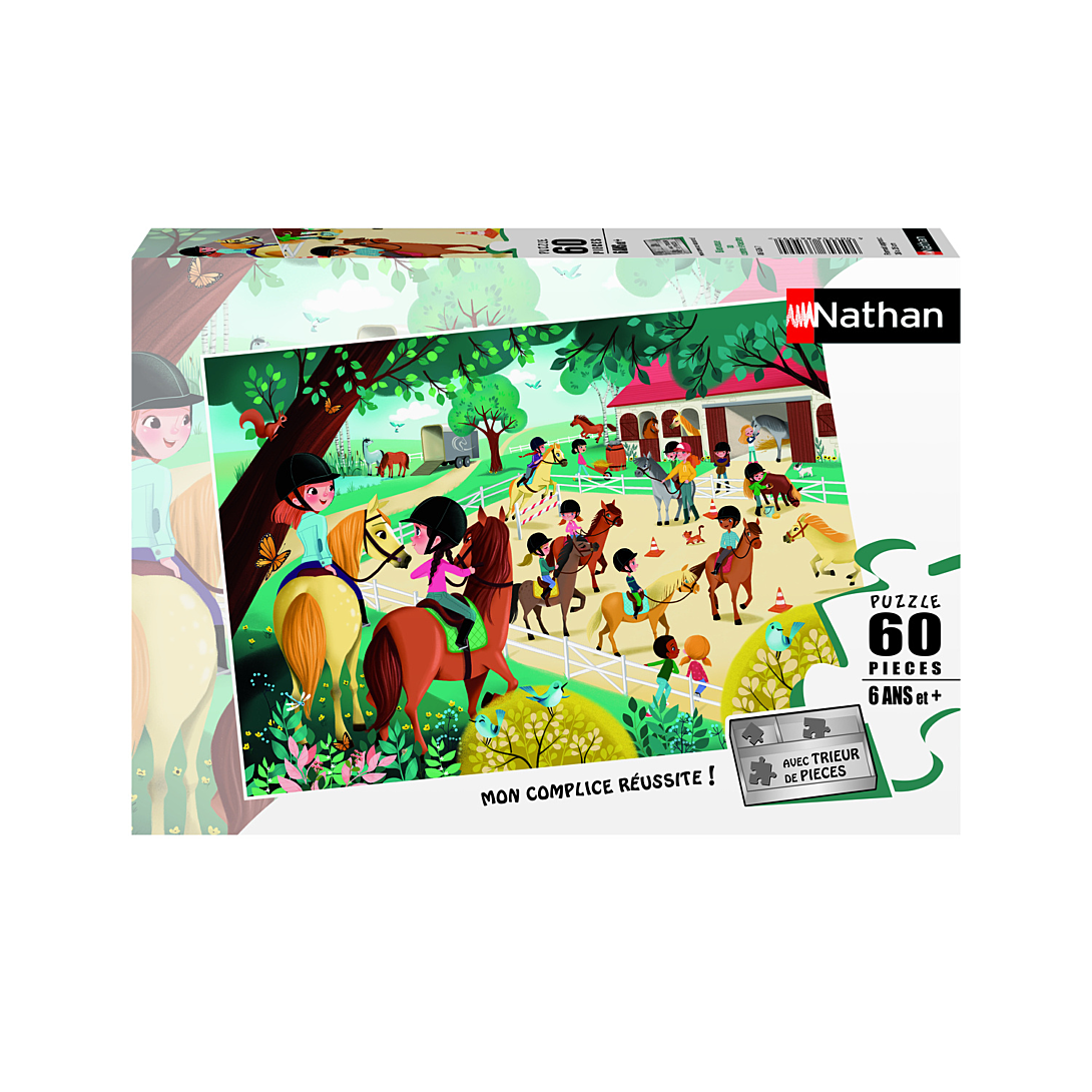 Puzzle 60 p - Bienvenue au centre équestre