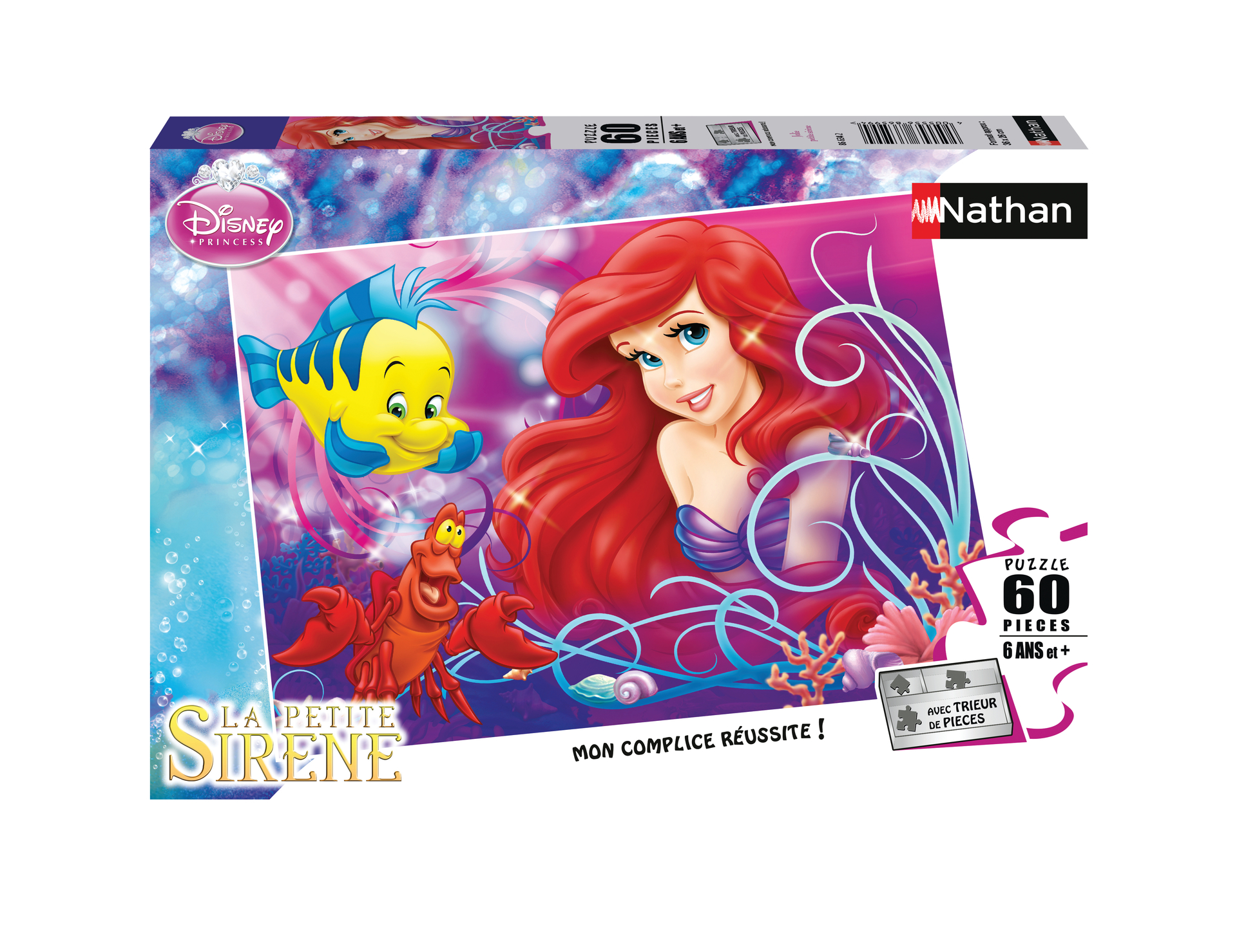 Puzzle 60 p - Jolie petite sirène / Disney Ariel
