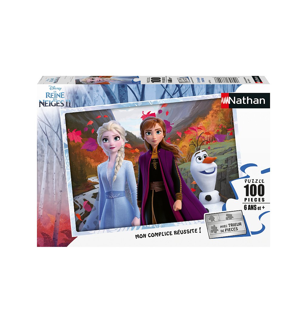 Puzzle 100 p - Un monde magique / Disney La Reine des Neiges 2