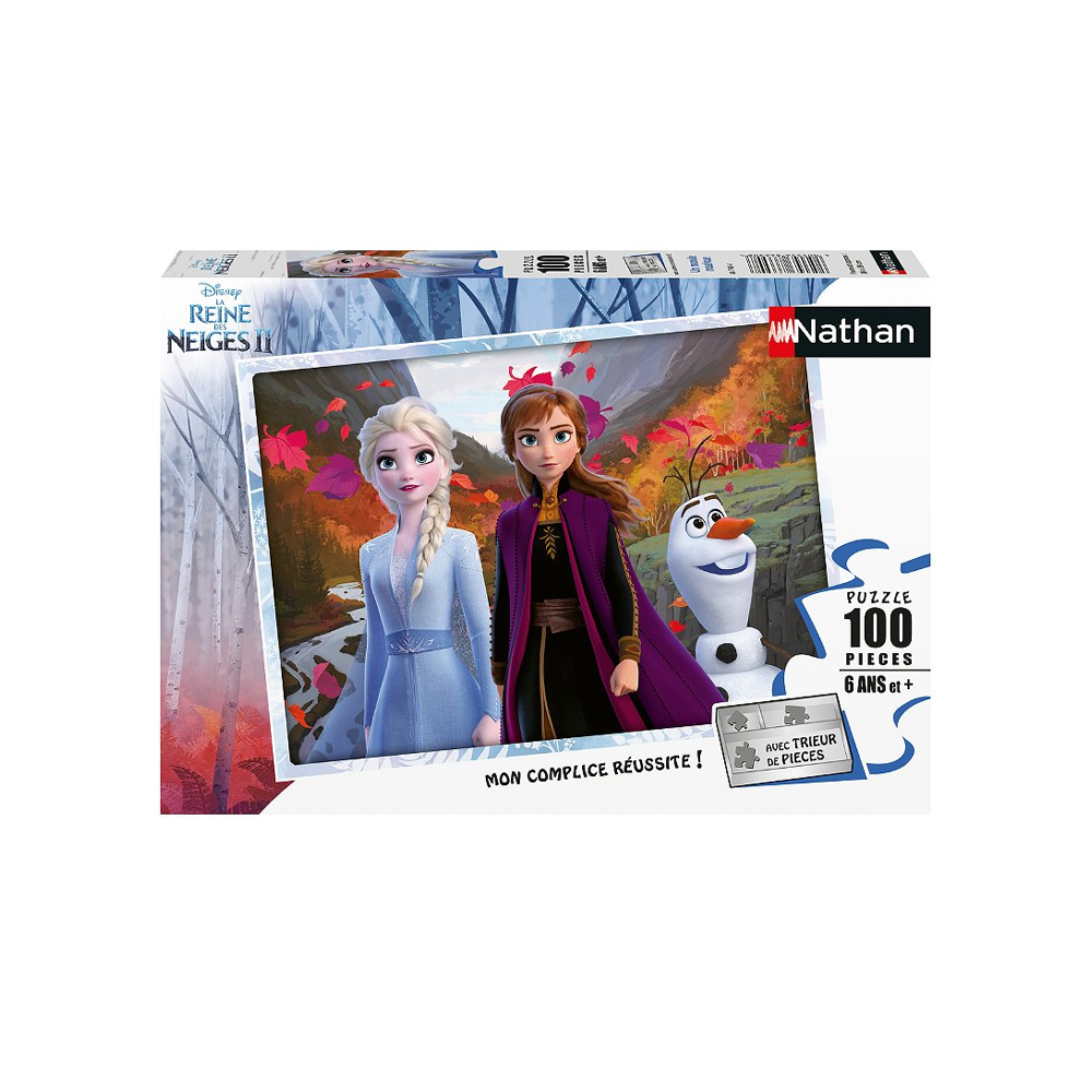 Puzzle 100 p - Un monde magique / Disney La Reine des Neiges 2