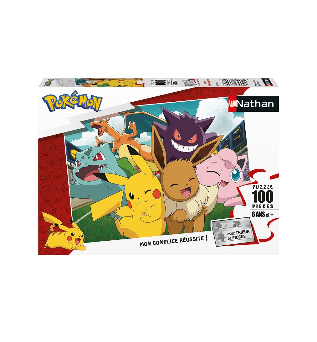 Puzzle 100 p - Pikachu et les Pokémon