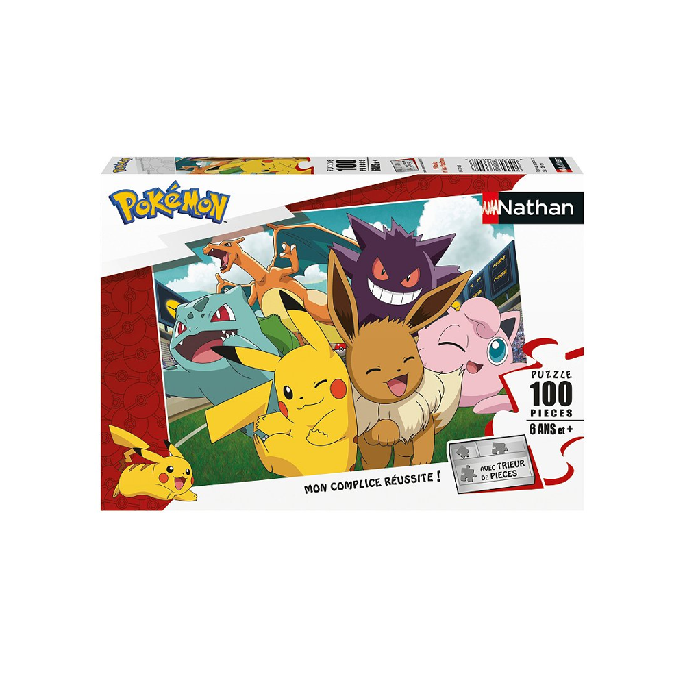 Puzzle 100 p - Pikachu et les Pokémon
