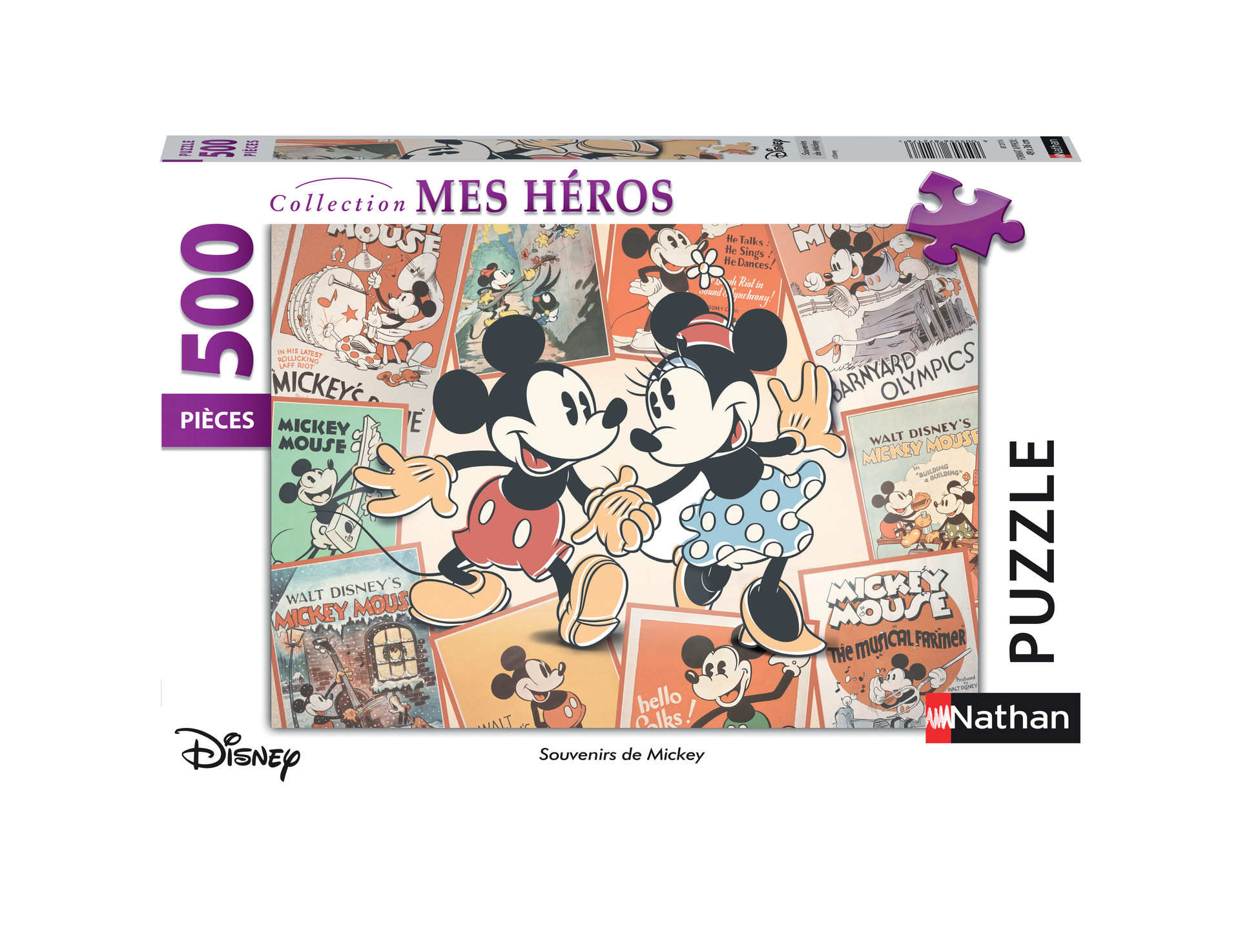 Puzzle N 500 p - Souvenirs de Mickey / Disney