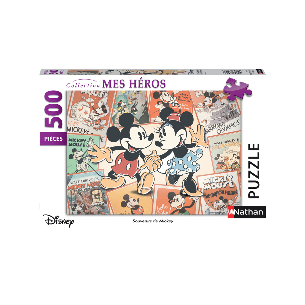 Puzzle N 500 p - Souvenirs de Mickey / Disney
