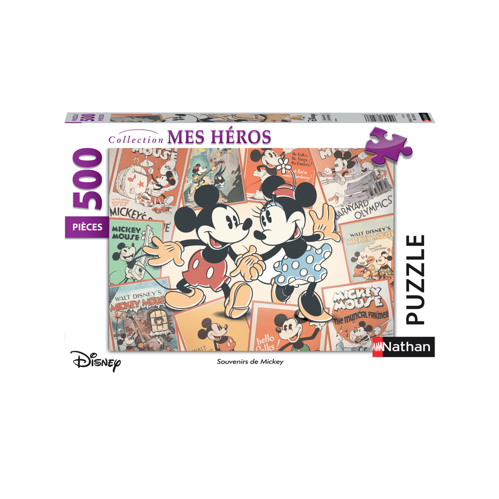 Puzzle N 500 p - Souvenirs de Mickey / Disney