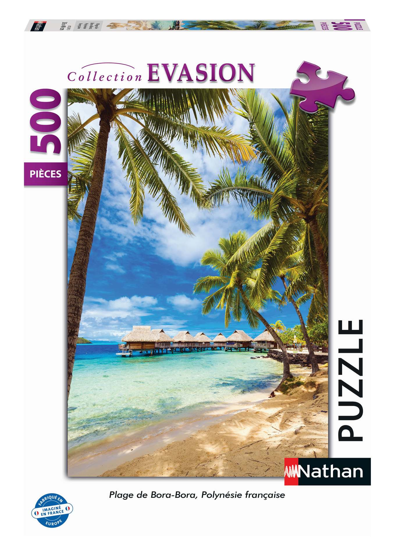Puzzle N 500 p - Plage de Bora-Bora, Polynésie française