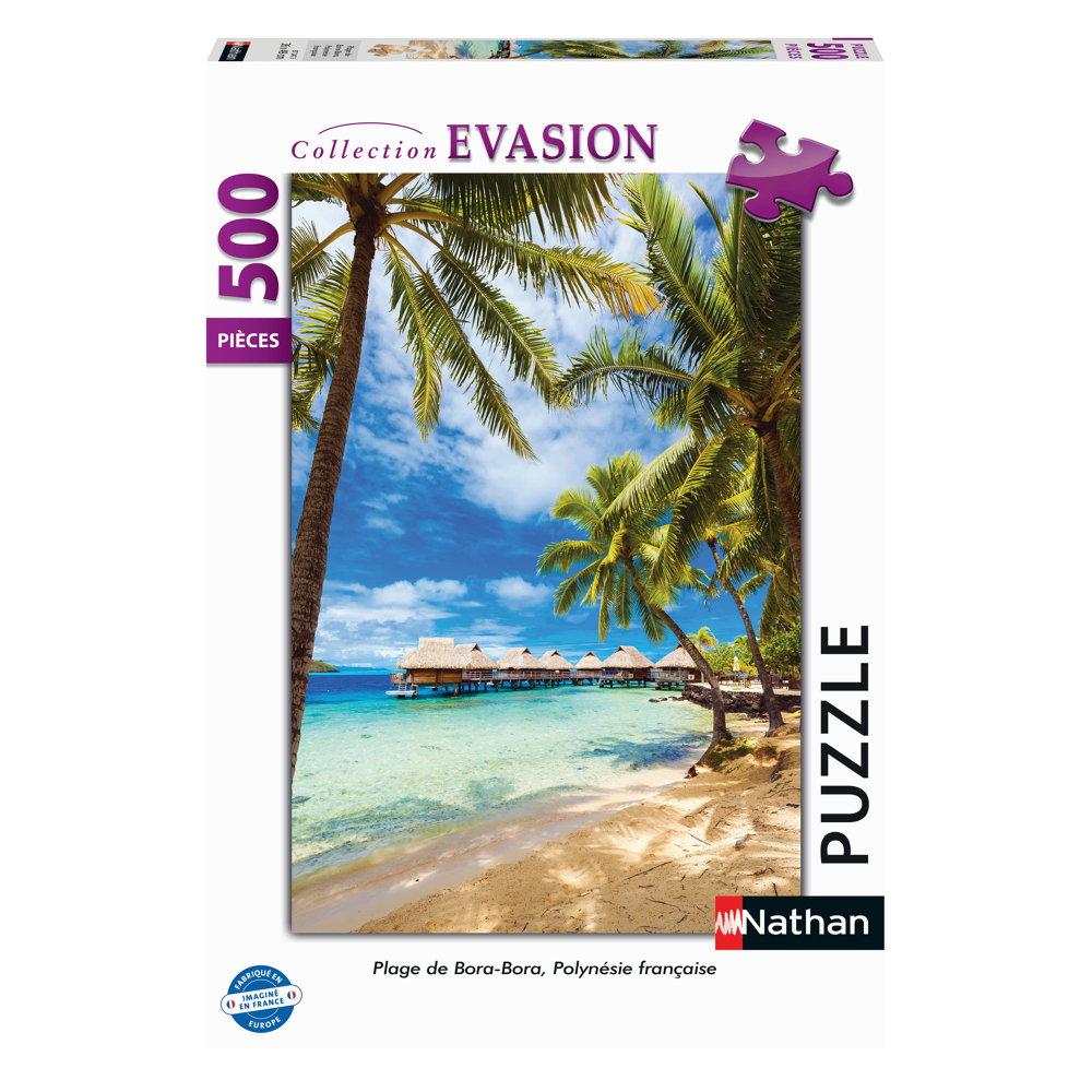 Puzzle N 500 p - Plage de Bora-Bora, Polynésie française