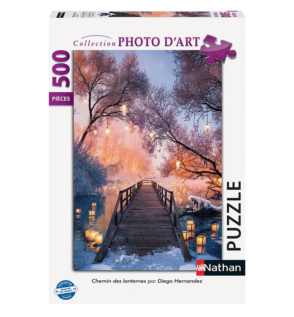 Puzzle N 500 p - Chemin des lanternes / Diego Hernandez